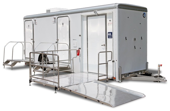 ADA Compliant Wheelchair Accessible Bathroom Trailer Rentals in Greenboro, North Carolina