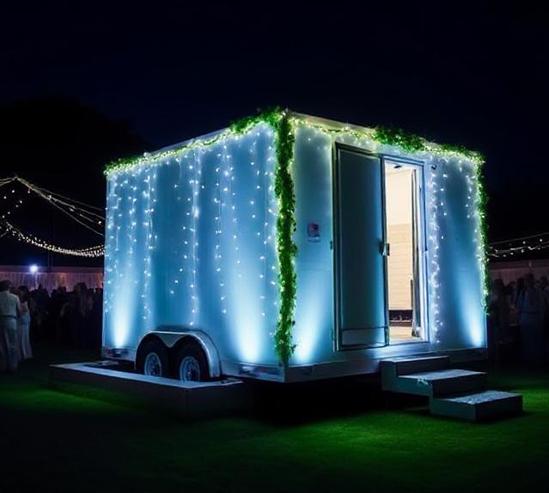 Fancy Wedding Restroom Trailer Rentals in North Carolina