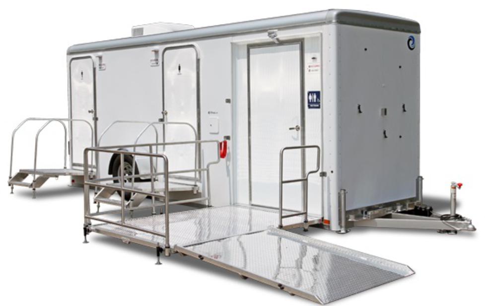 Long Term Restroom Trailer Rental With Shower in North Carolina